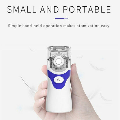Small mask included with ultrasonic nebulizer inhaler for children