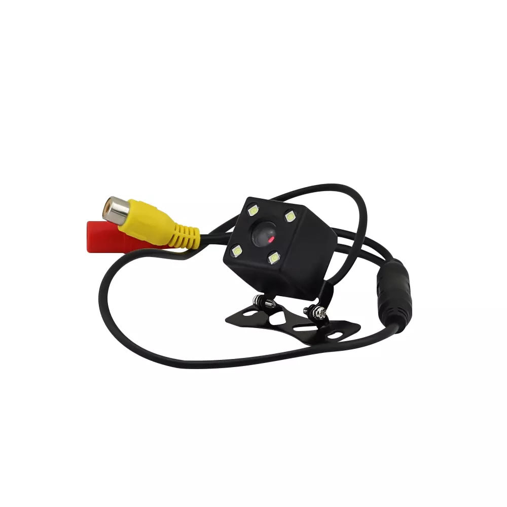 Side angle showing slim design of car stereo Bluetooth player