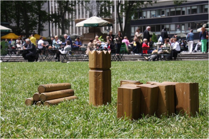 Outdoor Lawn Game Kubb