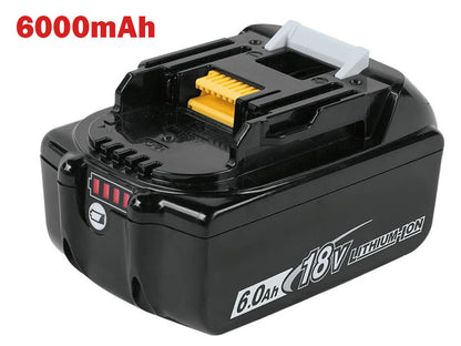 Makita 18V battery installed in cordless drill for use