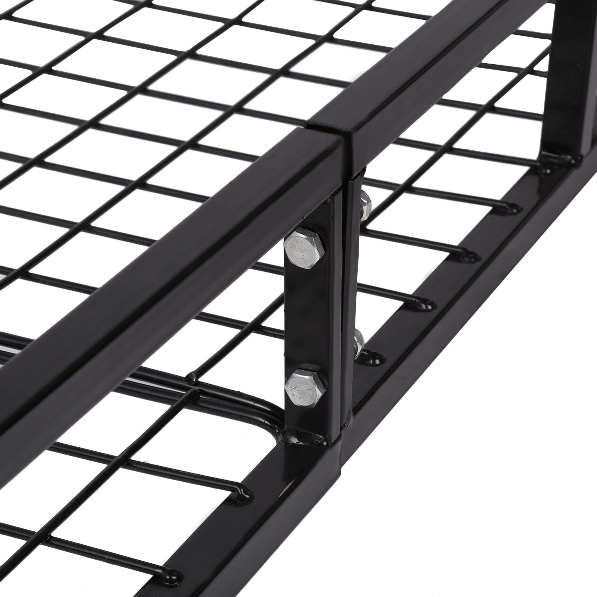Roof rack basket universal displaying spacious cargo platform