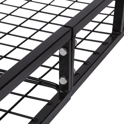 Roof rack basket universal displaying spacious cargo platform