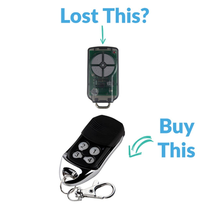 ATA PTX5 V2 TrioCode Garage Door Remote Dominator Replacement