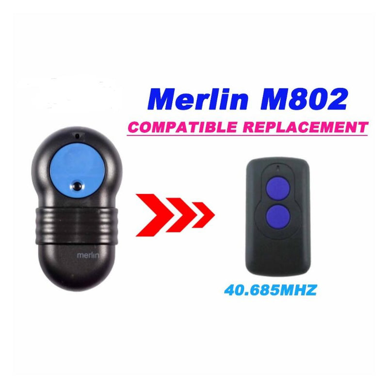 Merlin Remote - Dip Switch Remote 40.685MHz M802 replacement