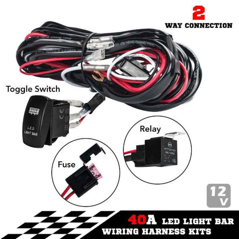 LED Light Bar Wiring Harness Kit