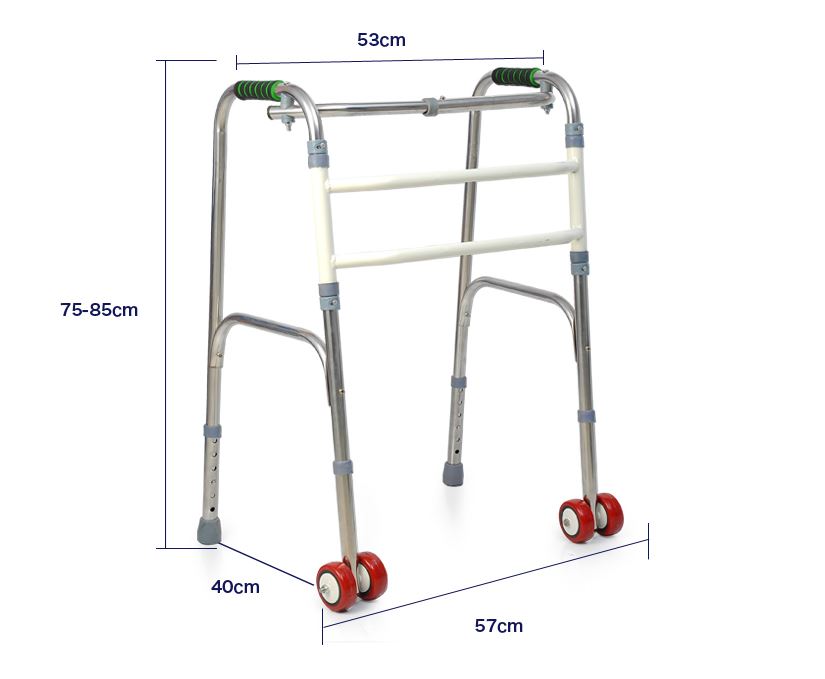 Walking frame mobility walker front dual-rod design detail