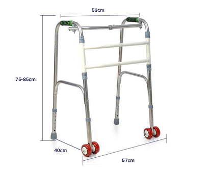 Walking frame mobility walker front dual-rod design detail