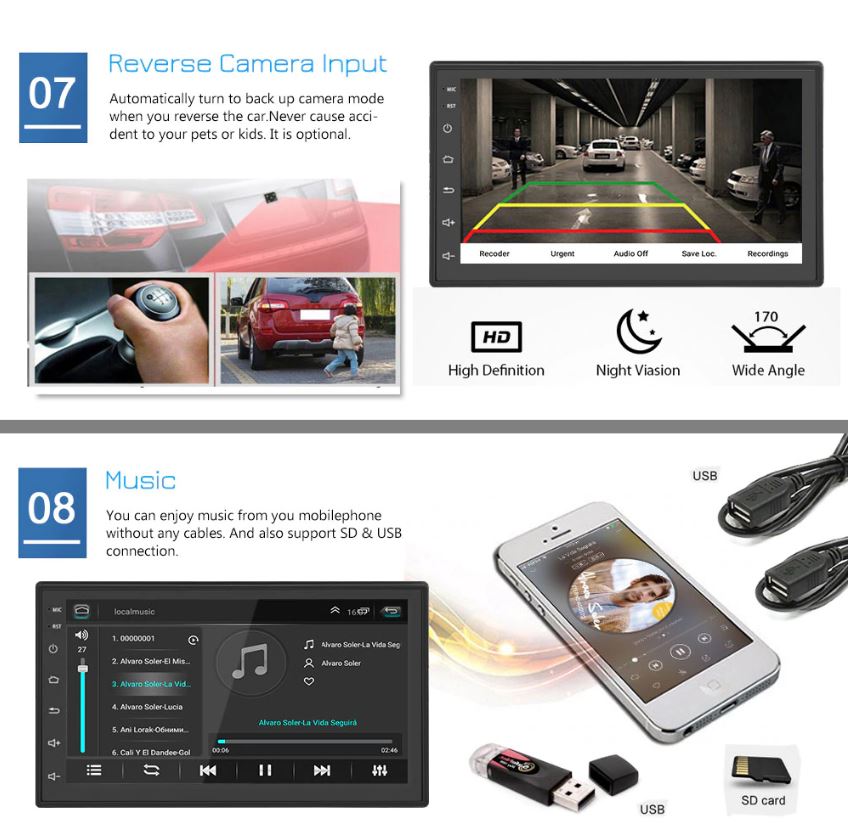Installation bracket and wiring harness for car stereo Bluetooth player