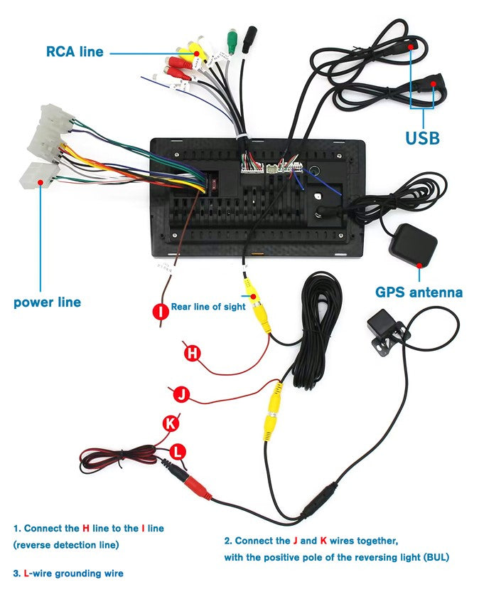 7inch car stereo installed in a vehicle dashboard