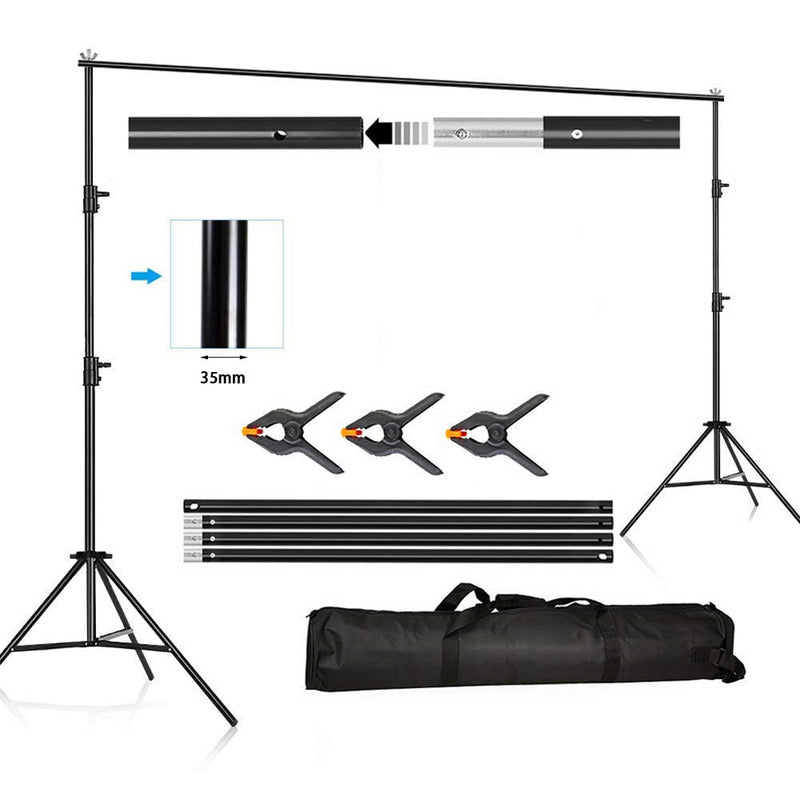 Background Backdrop Stand Adjustable Photo Studio Backdrop Stand