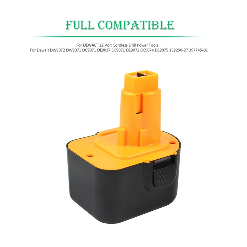 Shock-absorbing inner liner visible inside DeWalt battery