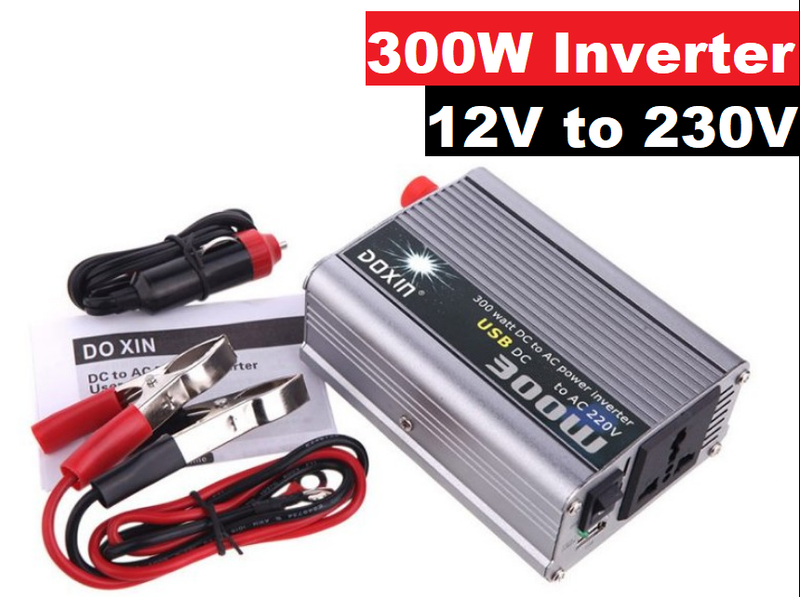 Car inverter 12V to 220V 300W