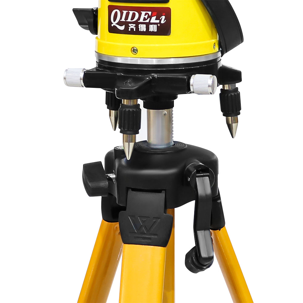 Side view of laser level with aluminium alloy casing