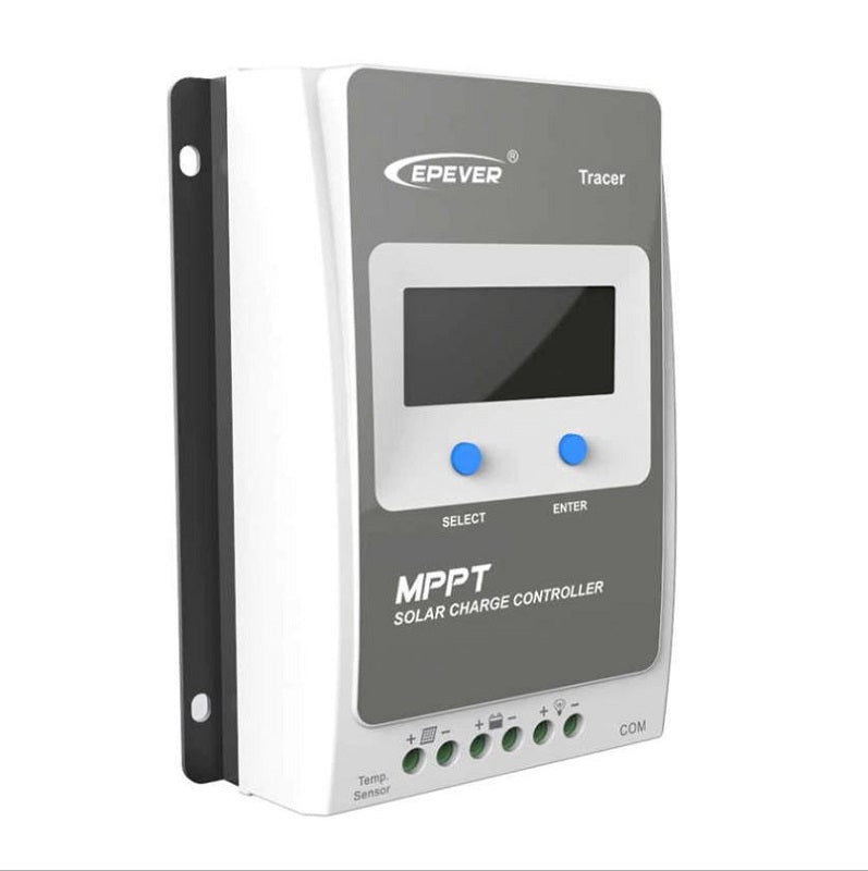 MPPT solar controller 30A connected to 12V solar battery