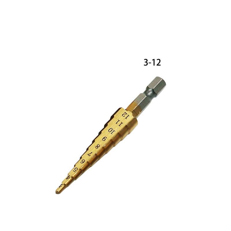 Stepped drill 3-12mm