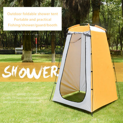 Fibreglass frame structure of portable camping shower tent