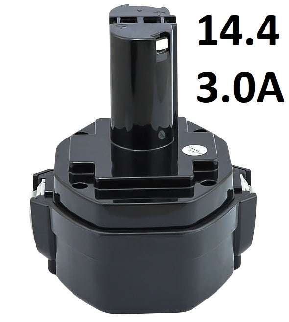 Close up of Makita Battery 144V 3AH Ni-Mh cells