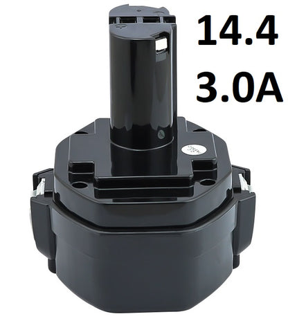 Close up of Makita Battery 144V 3AH Ni-Mh cells