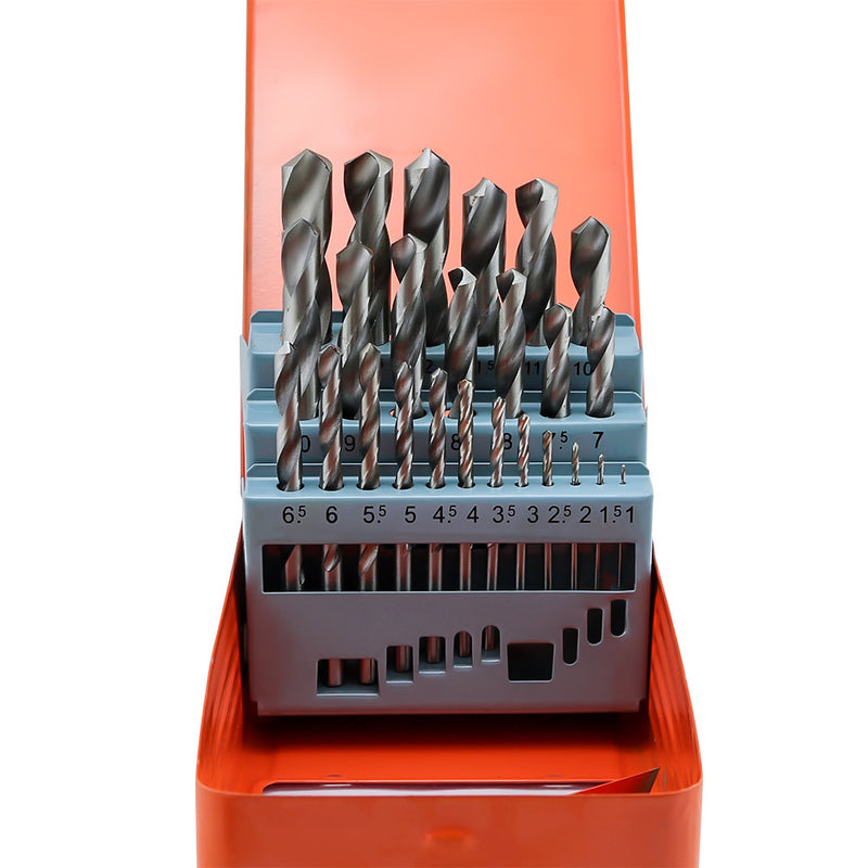 Drill Bits Set with Metal Case 1mm to 13mm