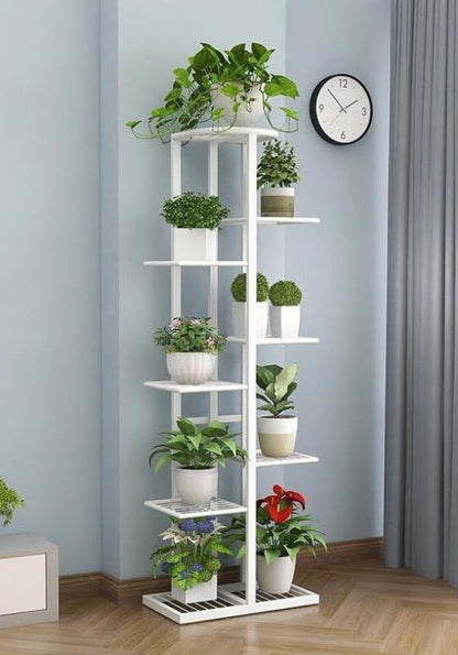 8 Tier Flower Stand Plant Pot Rack 9 pots