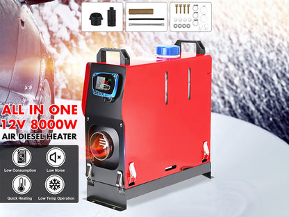 Diesel air heater fuel connection to vehicle diesel tank