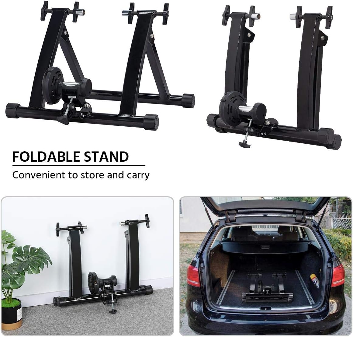 Bike trainer size 58x46x32cm suitable for NZ indoor cycling