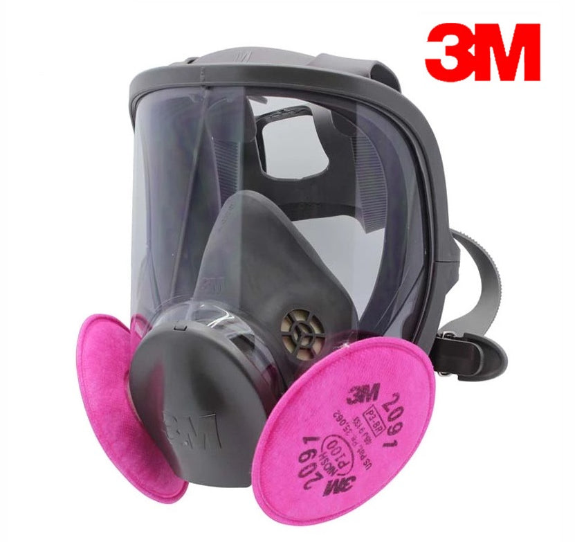 3M Respirator Mask Full Face Mask with 3M 2091CN Filter