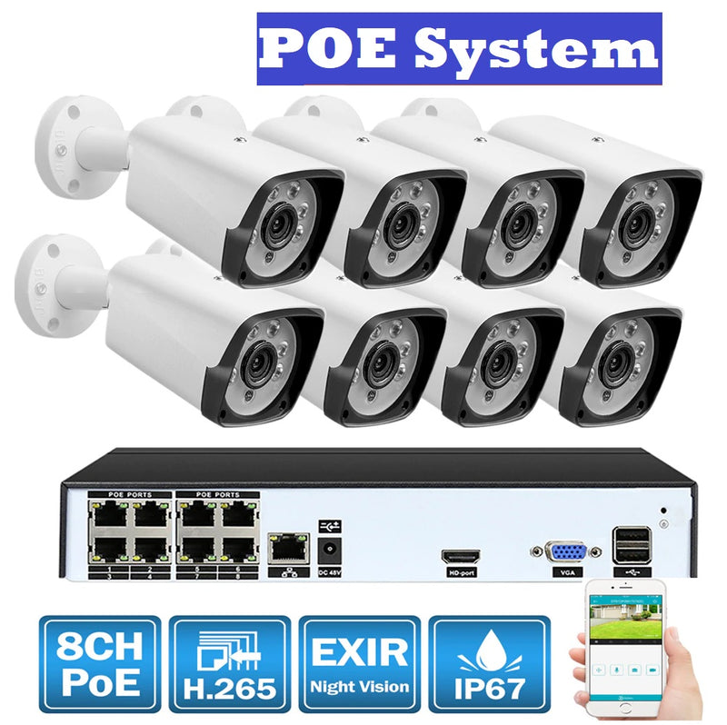 CCTV Security Camera System POE