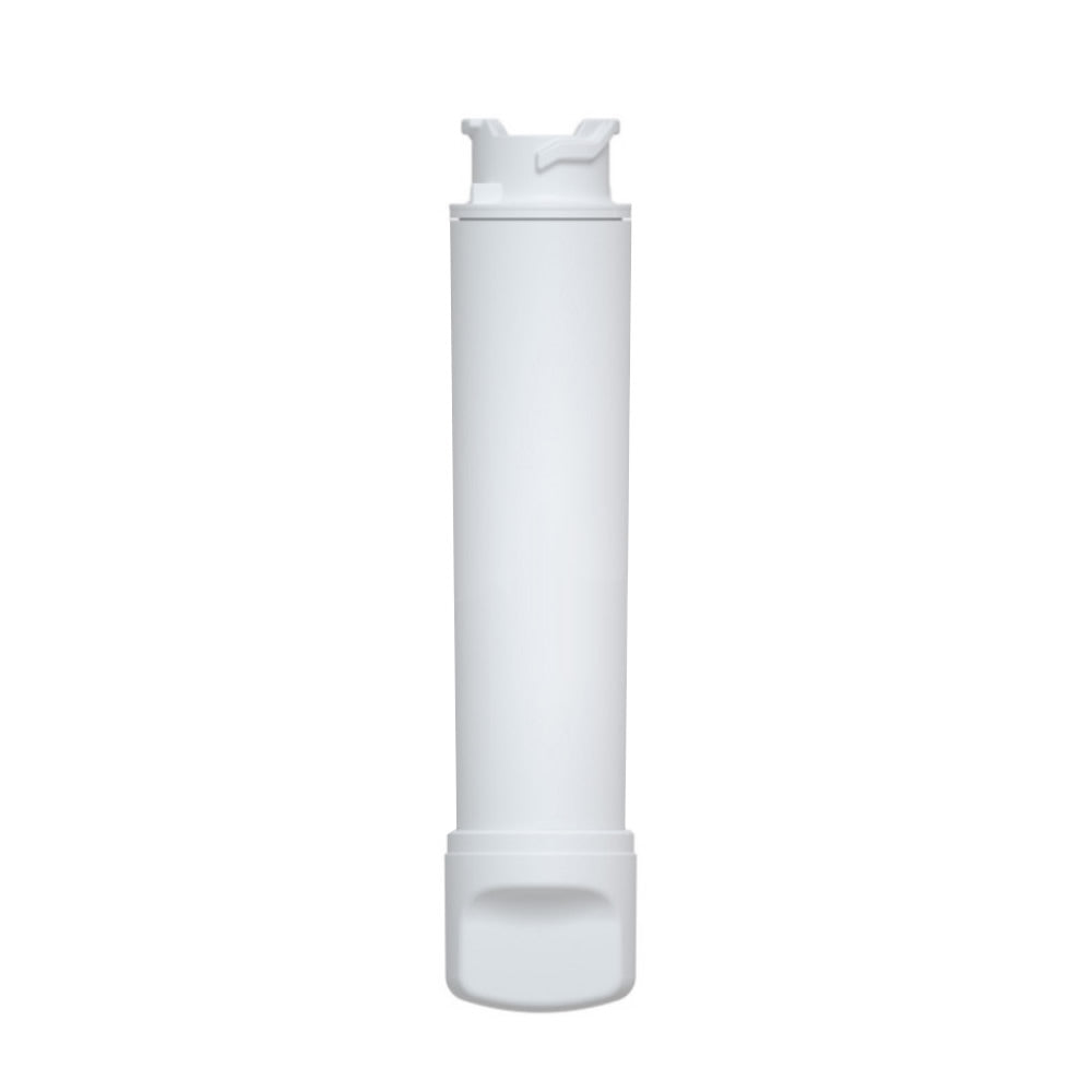 Top angle showing filter connection points for fridge water filter