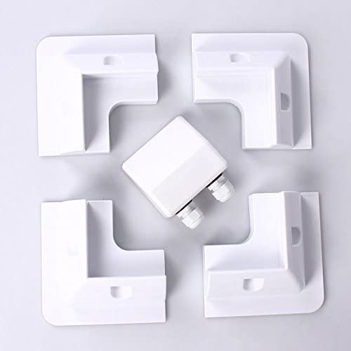 Solar panel mounting kit side view showing ABS plastic material