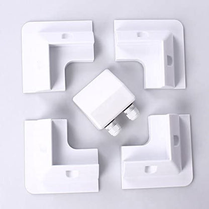 Solar panel mounting kit side view showing ABS plastic material