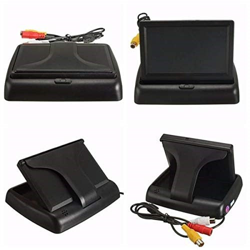 Car reverse camera kit connected to vehicle power supply