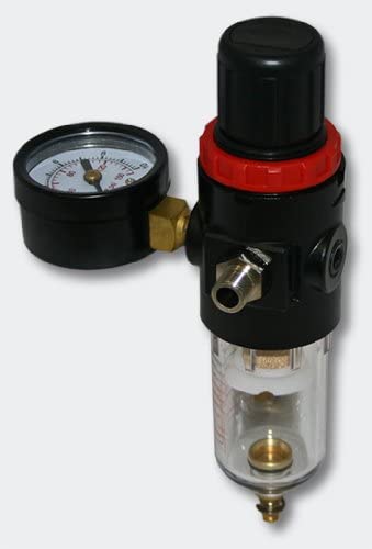 Air brush compressor showing oil-free piston mechanism detail