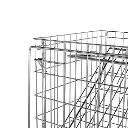 Interior view of possum trap large animal trap with smooth edges