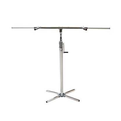 Drywall panel lifter folded for compact storage