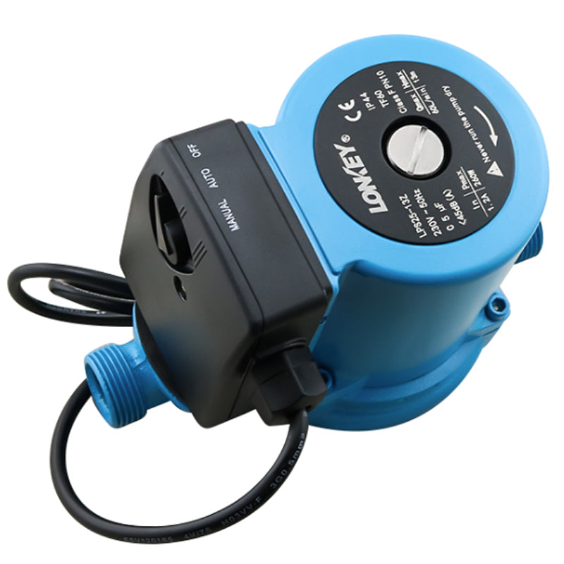 Hot water booster pump 260W installed in household heating system