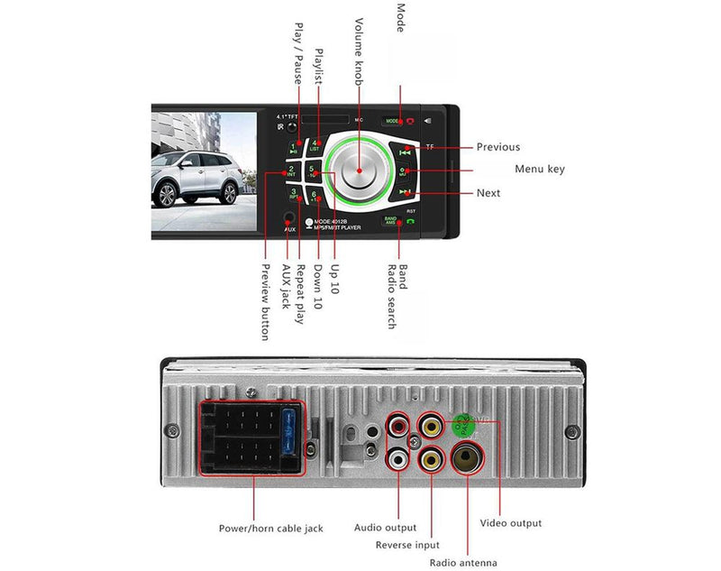 Bluetooth Car Stereo