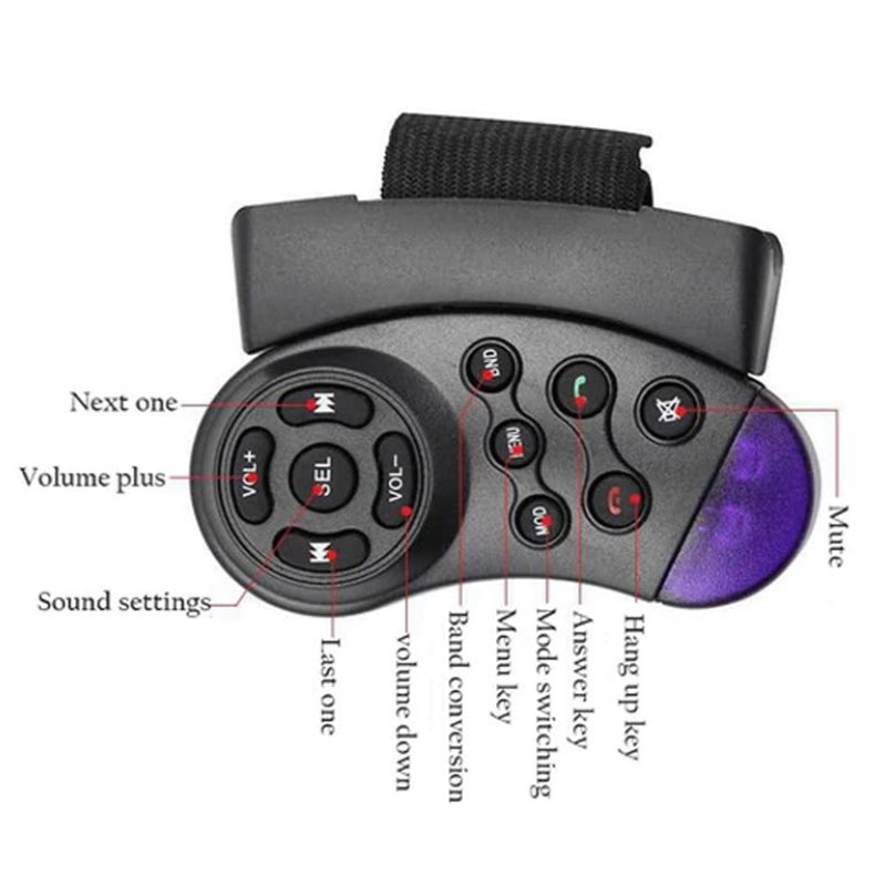 Car stereo installed in dashboard with Bluetooth active