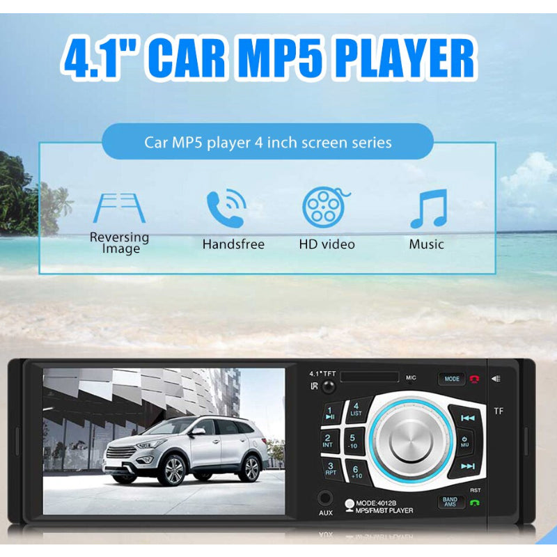 Car Bluetooth stereo with steering wheel control interface
