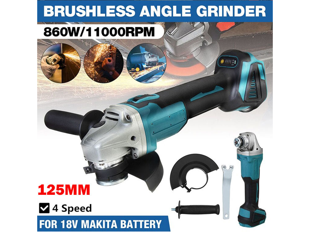 Rubber shockproof handle of cordless electric angle grinder