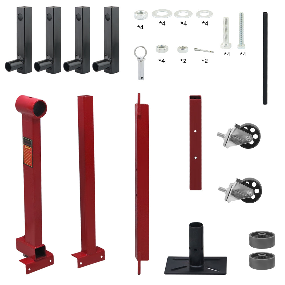 Close up of 360 degree rotating mounting head on engine stand