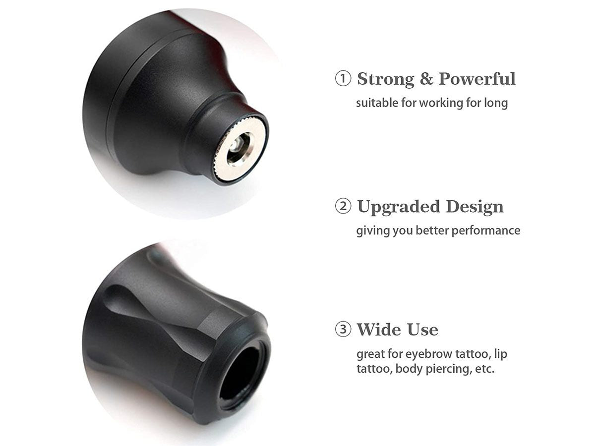 Tattoo sprayer kit with dustproof bag and clip cord displayed