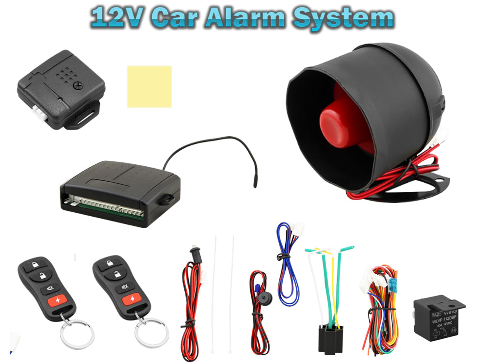 Side angle of car alarm system main control unit