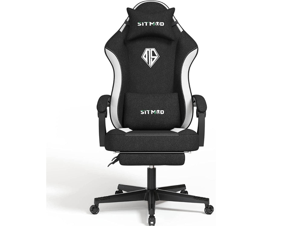 SITMOD Gaming Chair Office Chair Black White