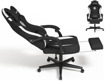 SITMOD Gaming Chair Office Chair Black White