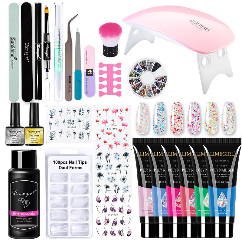 Poly Extension Gel Nail Kit