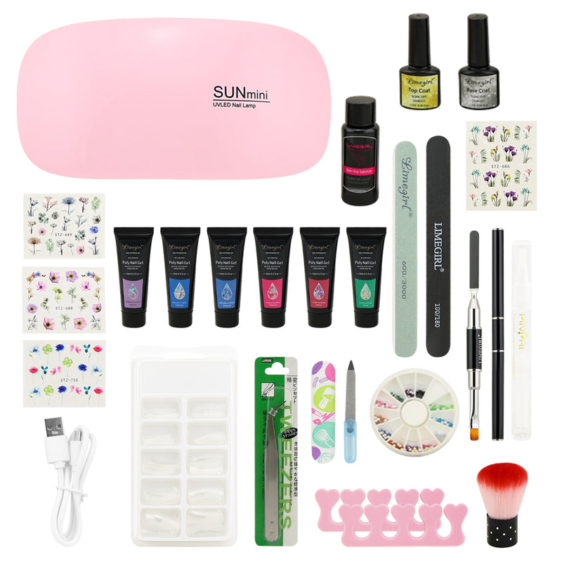 Poly Extension Gel Nail Kit