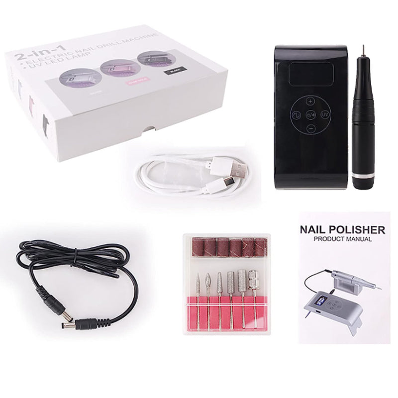 Electric Nail Drill Kit Machine with Dryer