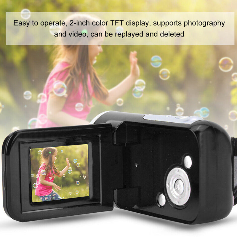 Digital camera 1080p showing USB20 port for connectivity