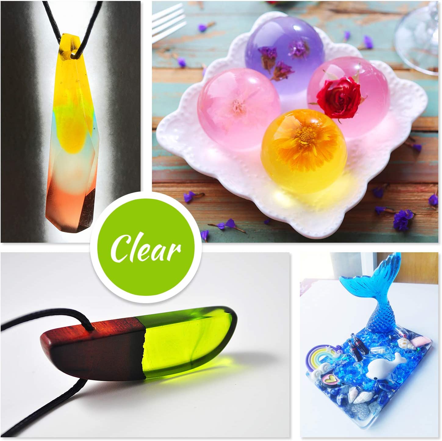 Epoxy resin pigment kit used for jewellery making